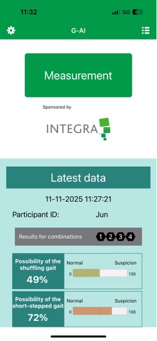Gait Analyzer Insight screenshot