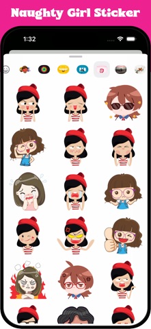 Naughty Girls Emojis screenshot