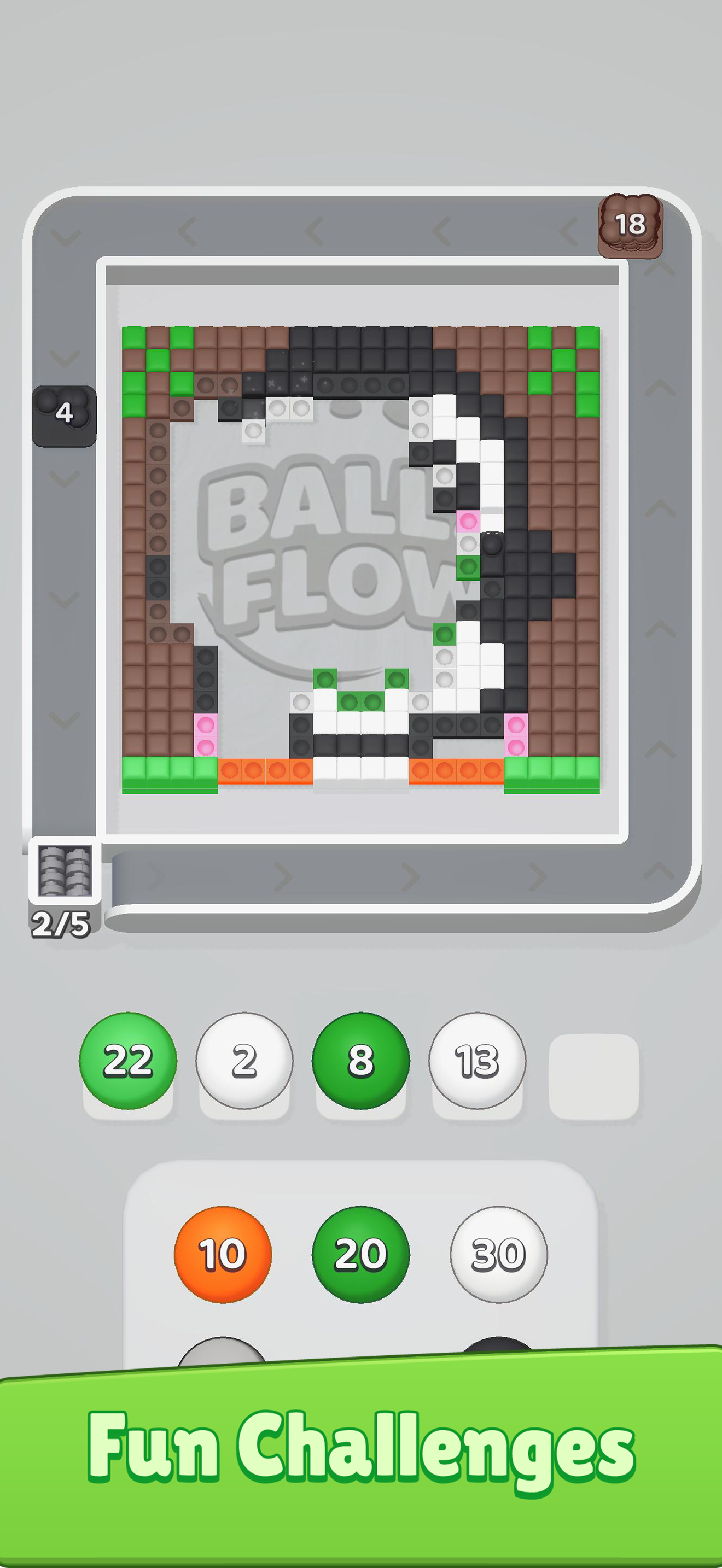Balls Flow: Pixel Puzzle