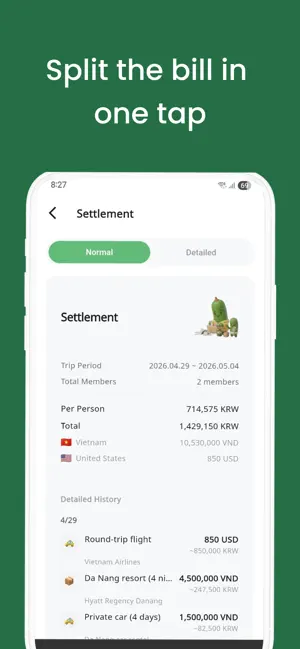 Pickle: Travel Budget screenshot 2