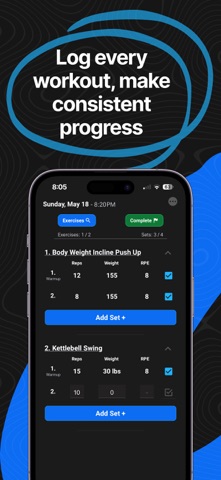 Evolve Workout Tracker Screenshot 1 of 8