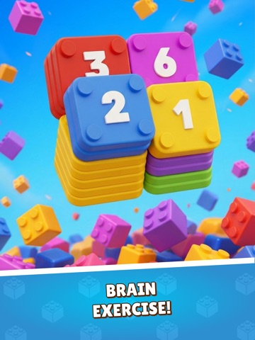 Bricks Stack Puzzle iPad screenshot