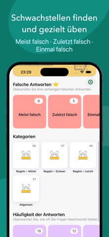 DGV Platzreife Golf Regelquiz iPhone screenshot