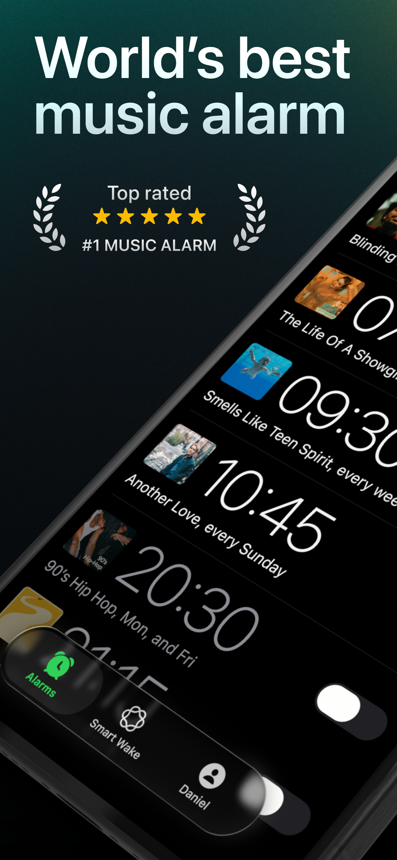 Music‎ Alarm Clock for Spotify