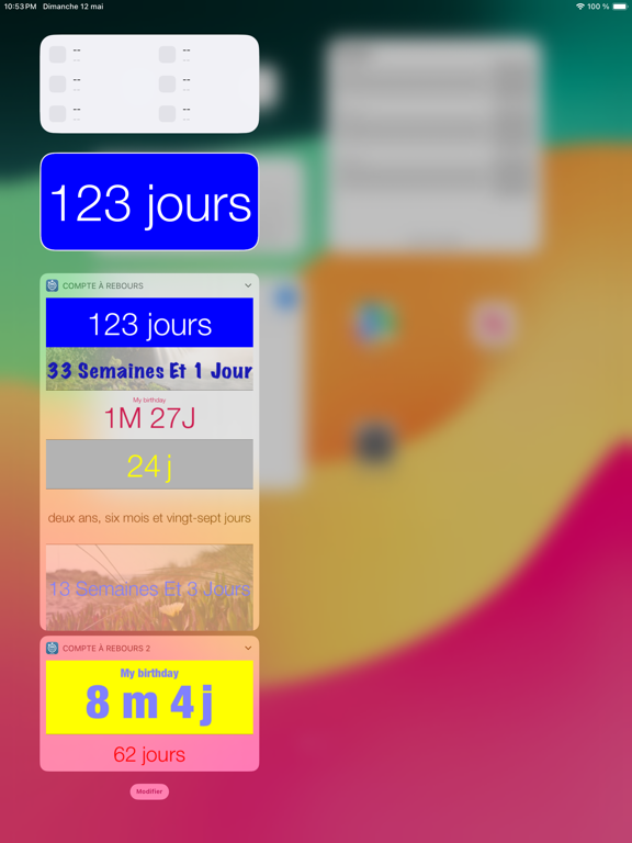 Screenshot #5 pour Widget Compte à rebours