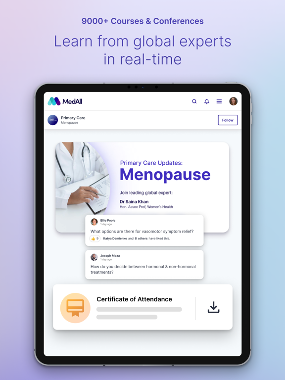 MedAll iPad screenshot 1 - Medical app