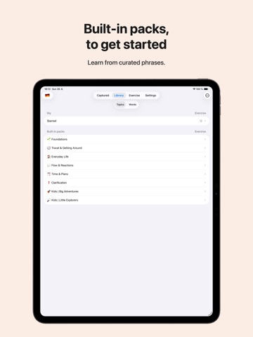 Bilingualizer iPad screenshot