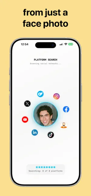 Sherlock: AI Face Search iPhone screenshot 2