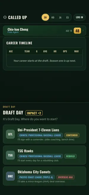 CalledUp: Baseball Career screenshot 4