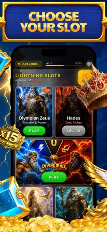 Lightning Slots: Zeus Spin Screenshot 3 of 5