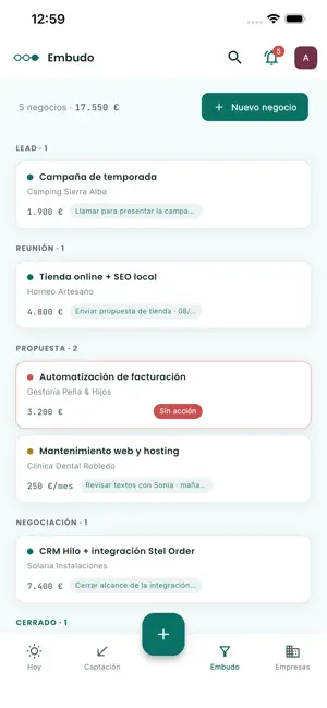 Hilo — CRM screenshot 3