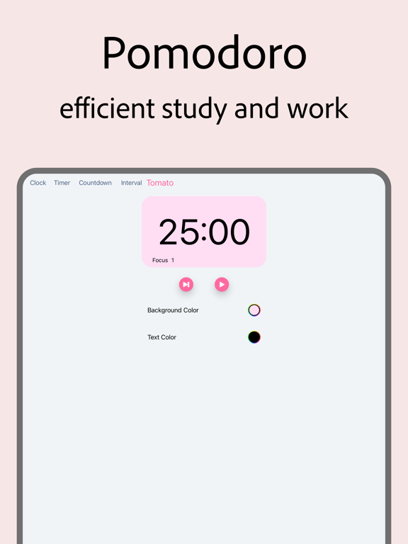 Top Clock - Floating Clock iPad screenshot 4 - Lifestyle app