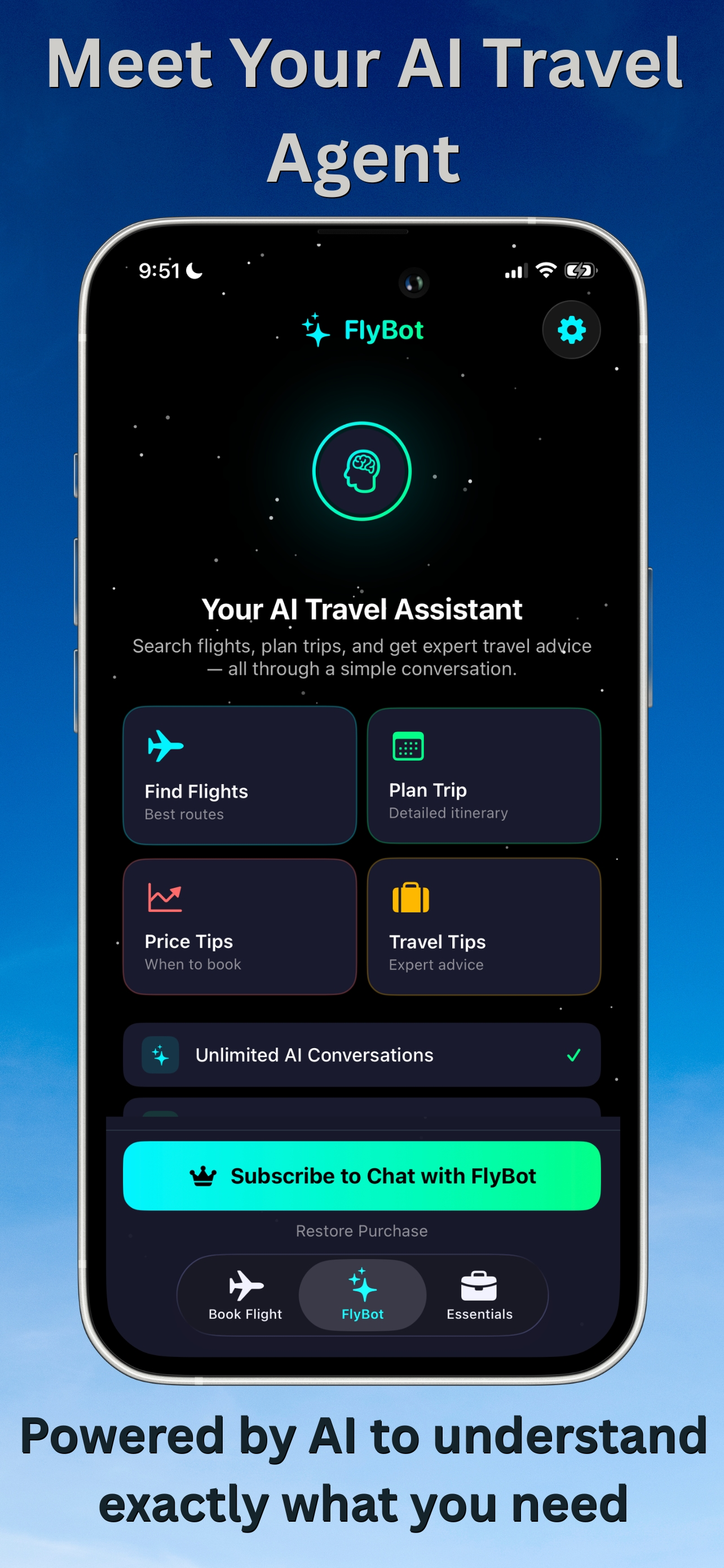 FlyTicket - AI Flight Booking screenshot 4