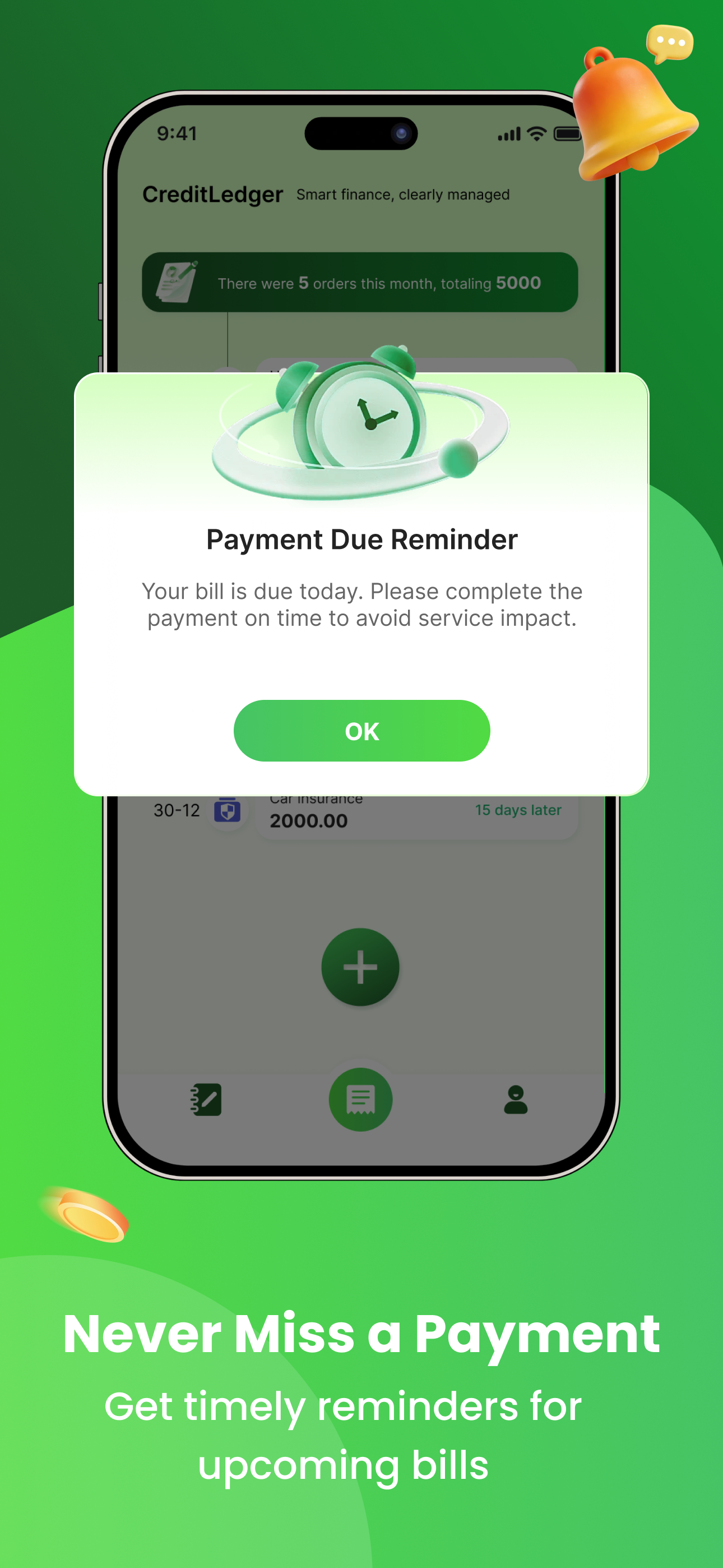 CreditLedger：Financial Tracker