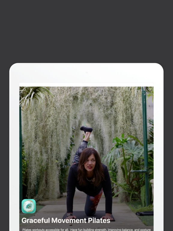 Graceful Movement Pilates iPad screenshot 1 - Health & Fitness app