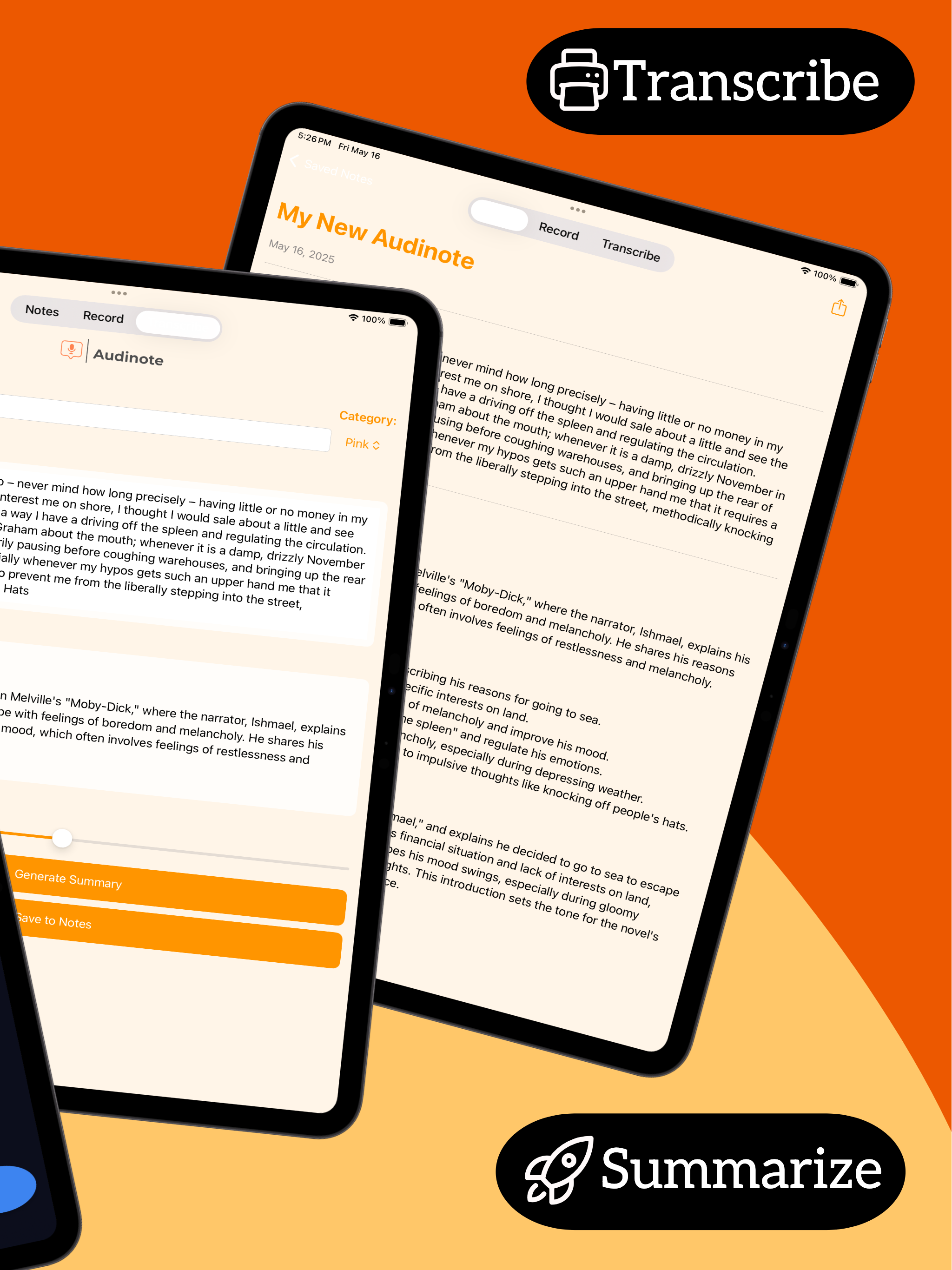 Audinote: AI Note Taker screenshot 7
