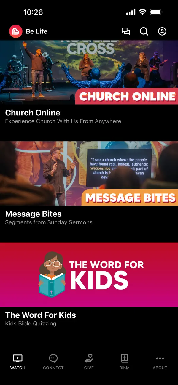 Screenshot #1 pour Be Life Church