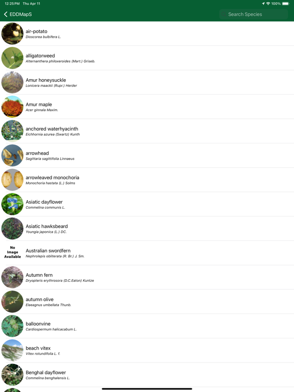Screenshot #5 pour EDDMapS