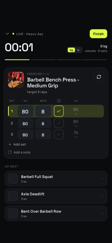 kach: Gym & Workout Tracker Screenshot 3 of 6
