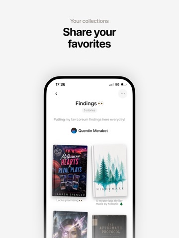 Loreum: Read & Write Stories iPad screenshot