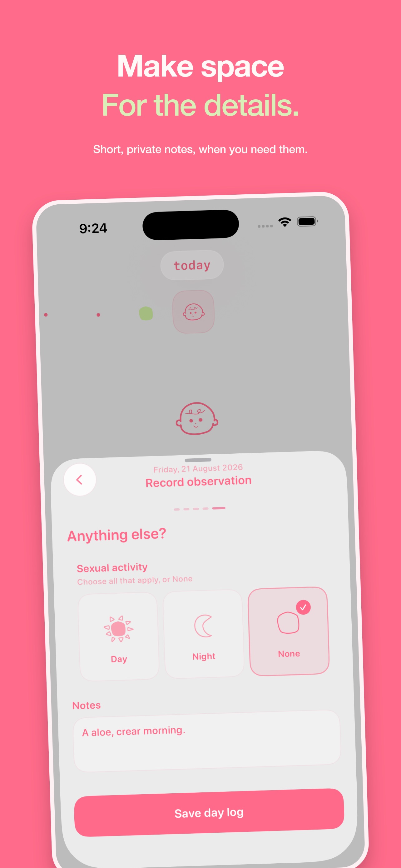 Screenshot 5 of sprig: fertility tracker