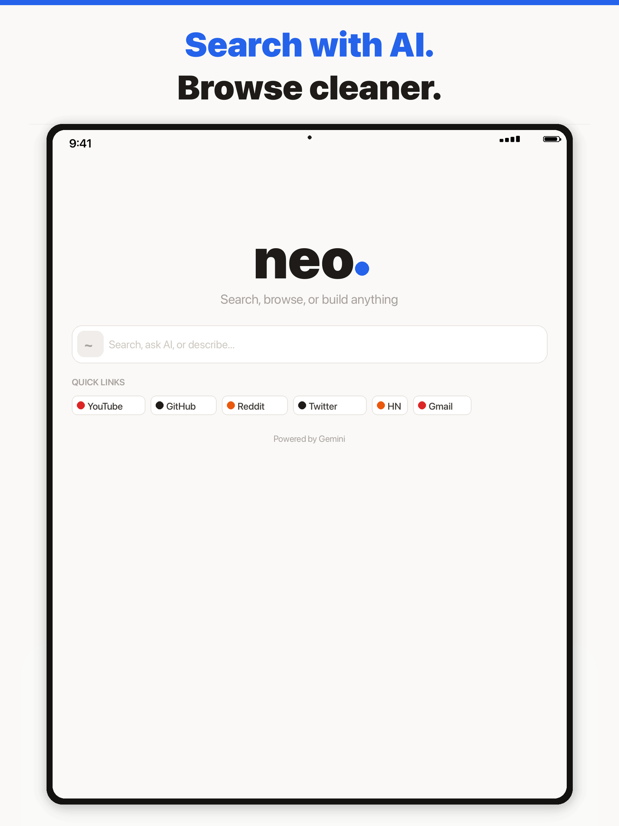 Neo Browser: AI & Privacy screenshot 8