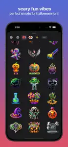 Halloween Emojis screenshot #3 for iPhone