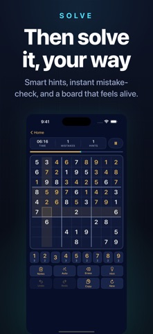 Puzzlesight - Sudoku AI iPhone screenshot