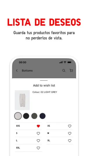 Captura de pantalla de UNIQLO - LifeWear en iPhone 6