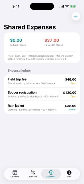 TwoHome Log screenshot 5