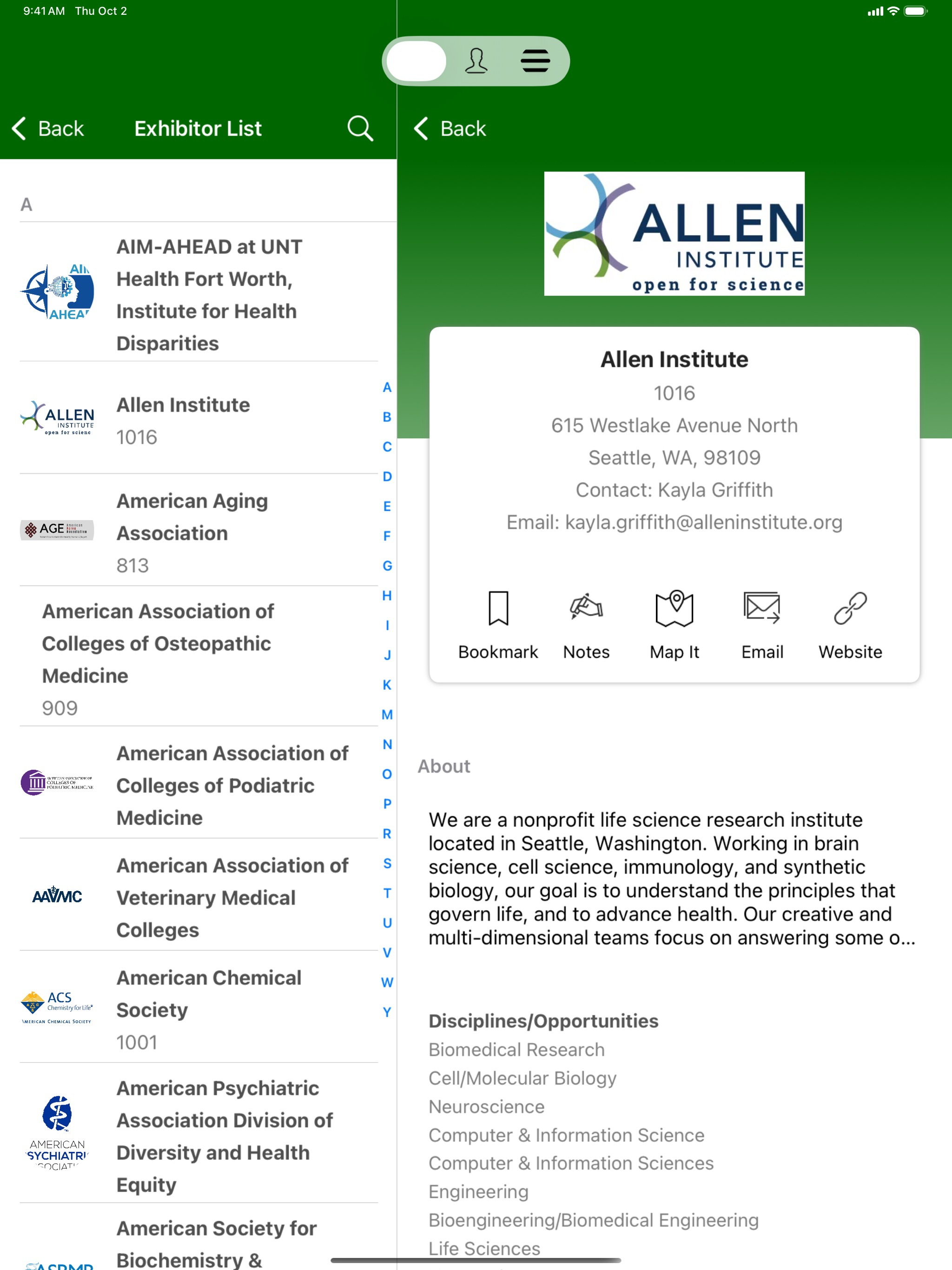 SACNAS screenshot 7