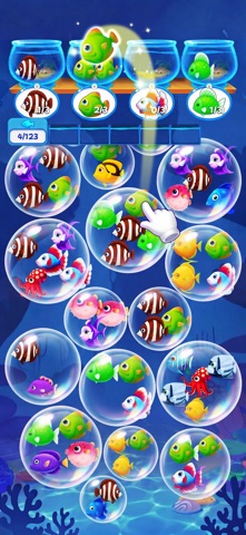 Fish Sort Puzzle - Bubble Jam app screenshot