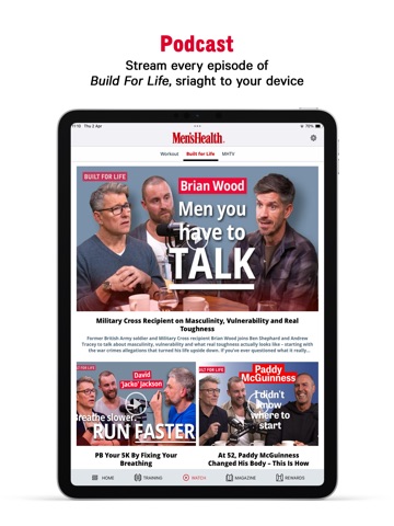Men's Health UK iPad screenshot