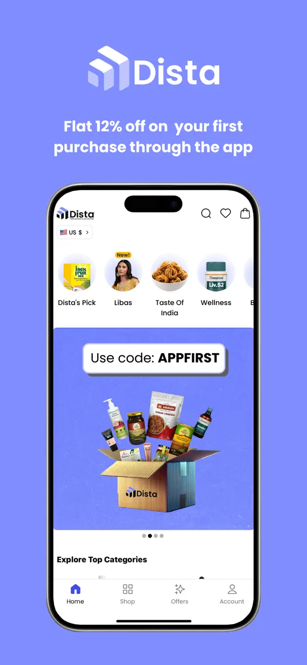 Screenshot #2 pour Dista - Authentic Indian Goods