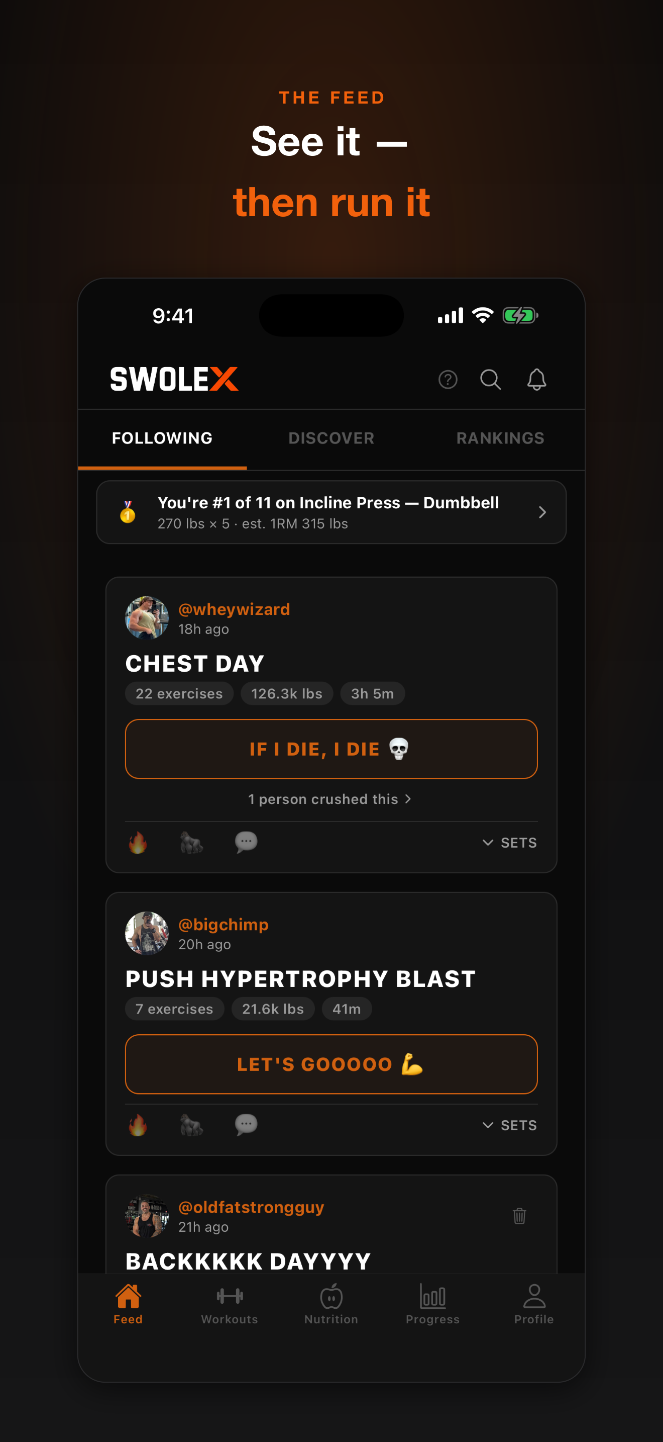 SwoleX screenshot 2