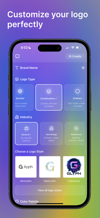 Glyph - AI Logo Generator Screenshot 2 of 4