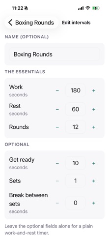 Interval Timer: Rounds Screenshot 3 of 5