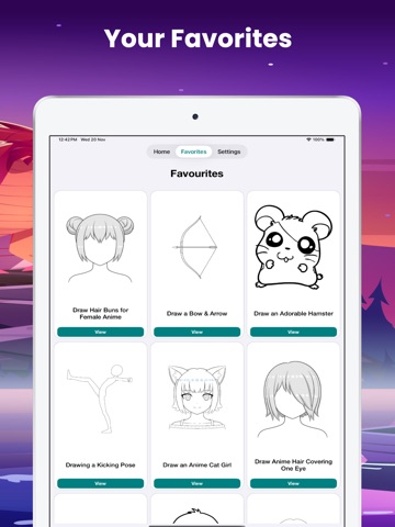 Learn to Draw Anime - Offline iPad screenshot