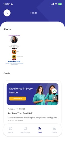 ALFA Institute iPhone screenshot