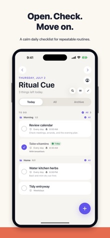 Ritual Cue screenshot
