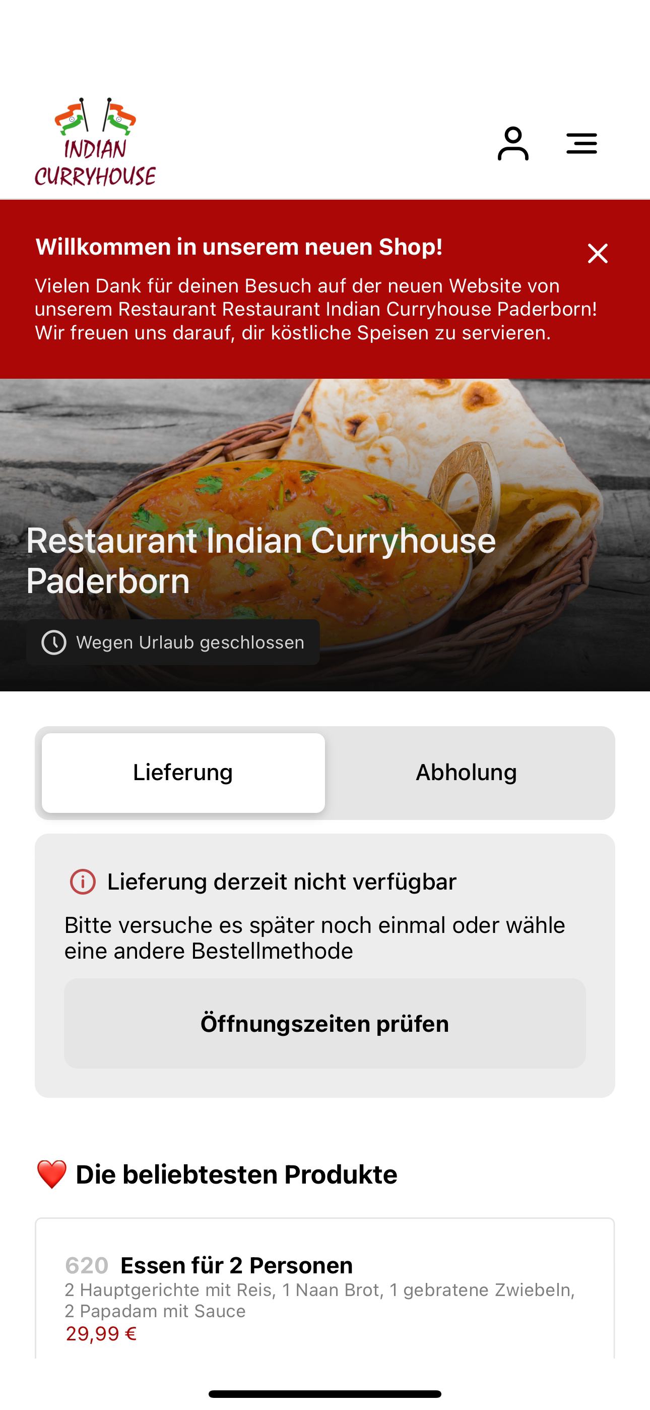 Restaurant Indian Curryhouse screenshot 3