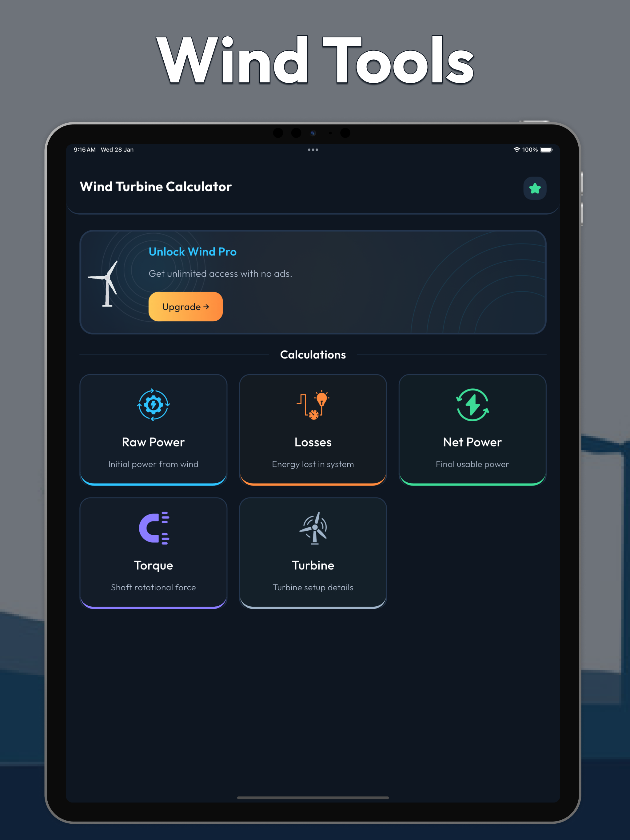Wind Turbine Calculator. screenshot 6