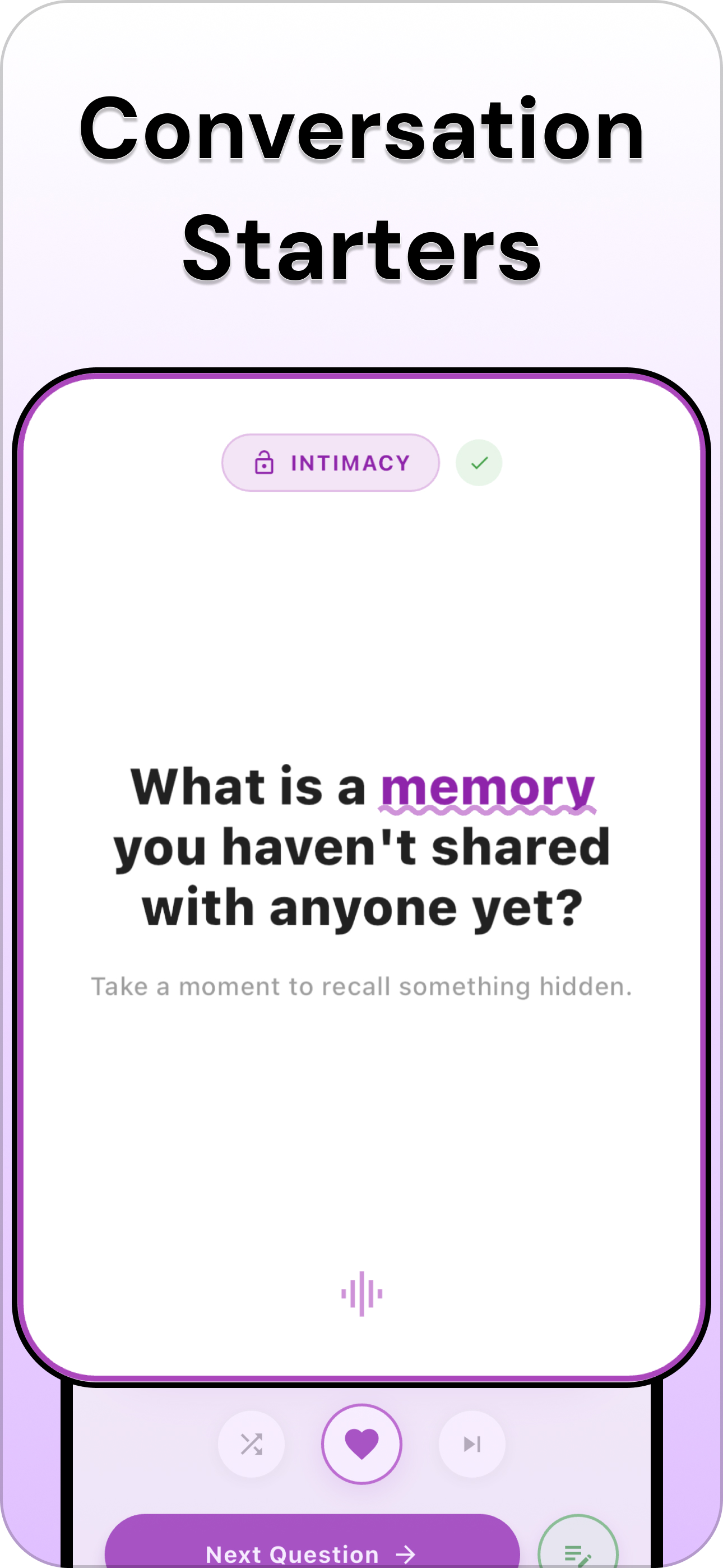 Deep Conversation & Questions screenshot 3