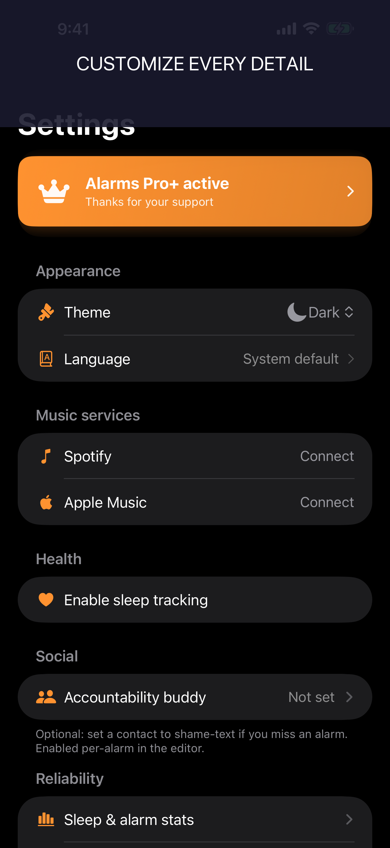 Alarms Pro: Music Wake-Up screenshot 5