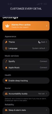Alarms Pro: Music Wake-Up Screenshot 5 of 10