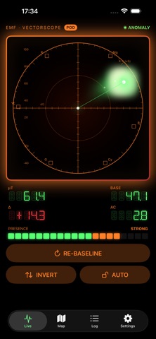EMF Detector: Vectorscope Screenshot 2 of 5