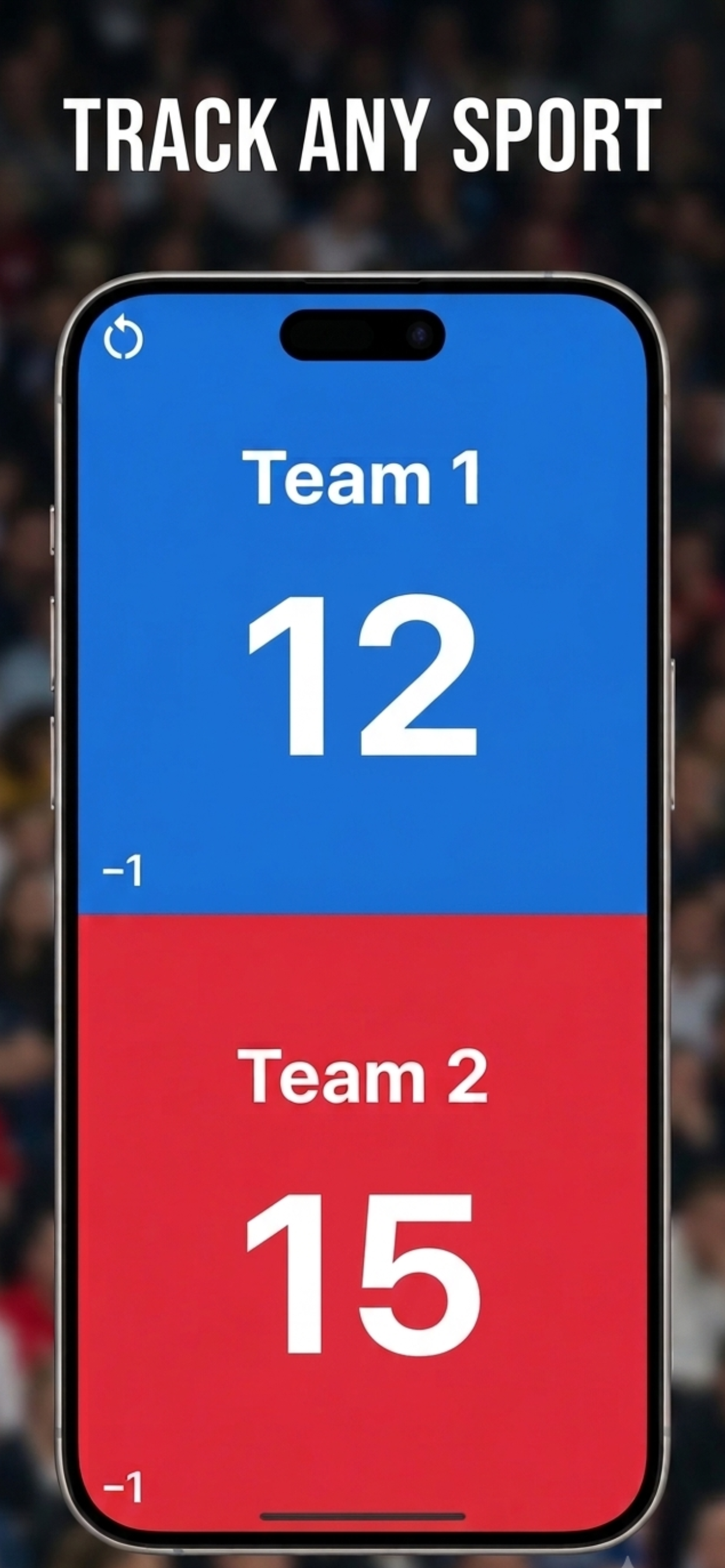 Scoreboard: 2Team Score Keeper screenshot 3