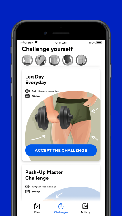 Workout for Men · Fit & Strong Screenshot