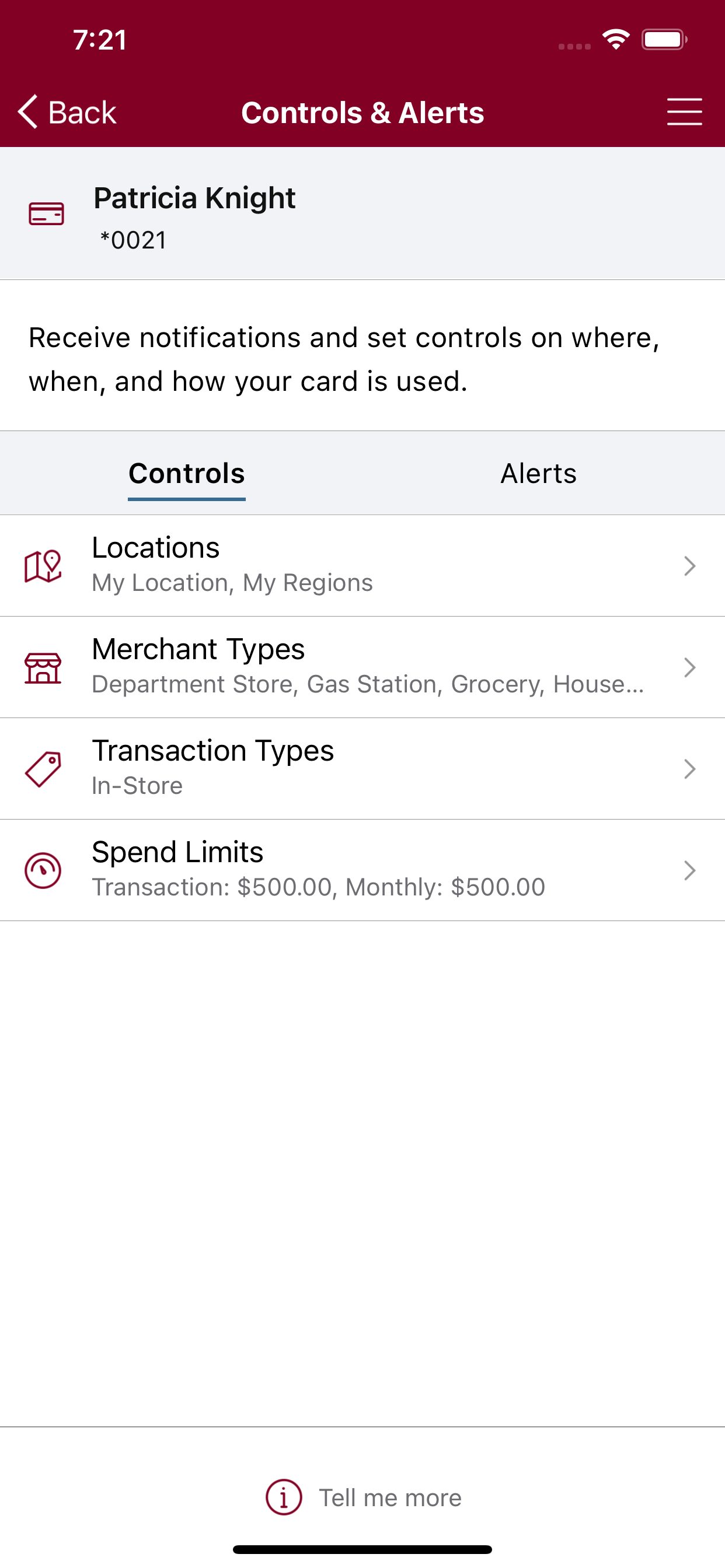 Needham Bank My Cards screenshot 3
