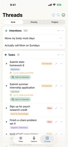 Throughline: Voice First To-Do Screenshot 3 of 6